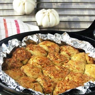 Easy Garlic n Thyme Pull Apart Bread with NO cheese