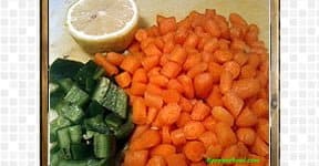 Baby Carrot Salad steps and procedures