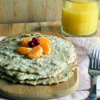 Instant Oats Pancake - Oats Adai Recipe