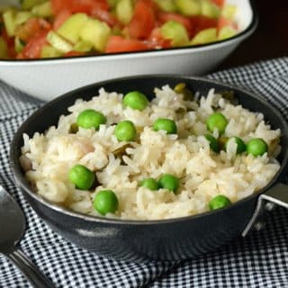 Green Peas Pulao-A Perfect Lunch Box Recipe
