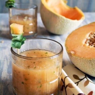 Cantaloupe Mint Juice-a Perfect Summer Drink