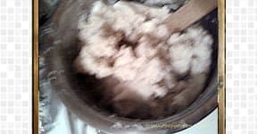 Adding the flour
