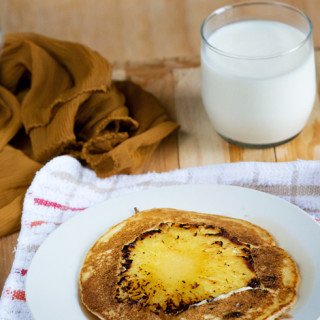 Pineapple upside-down pancake