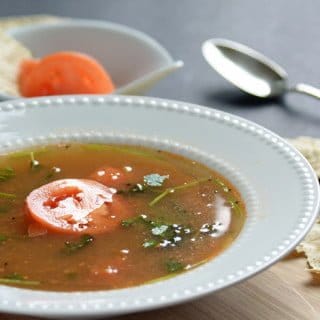 Tomato Rasam Recipe -Tomato Soup with Warm Spices
