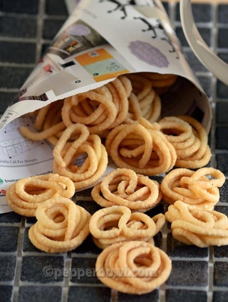 Mini Murukku recipe of Readymade Snack