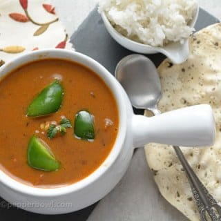 Capsicum Kuzhambu-Pulusu-Curry Recipe