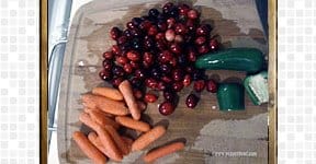 Cranberry Carrot Salad, steps and procedures