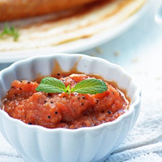 Instant Tomato Chutney-a fantastic pair with Dosa n Idly