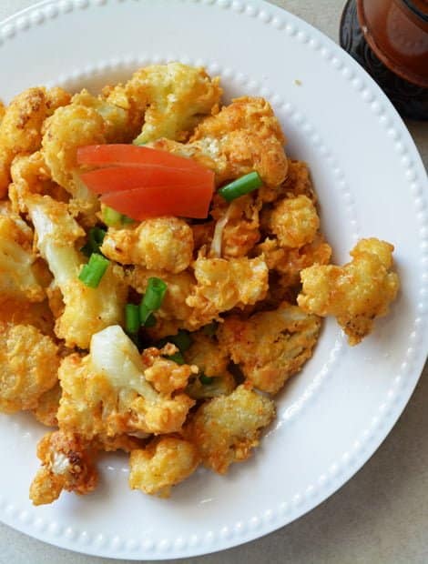 Cauliflower Golden Fry-snacking recipe