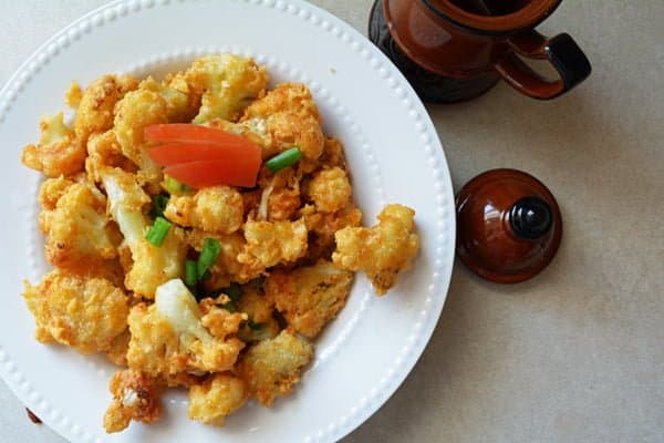 Cauliflower Golden Fry-snacking recipe