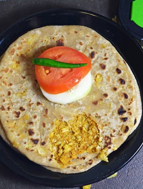 Easy Cabbage Paratha Recipe