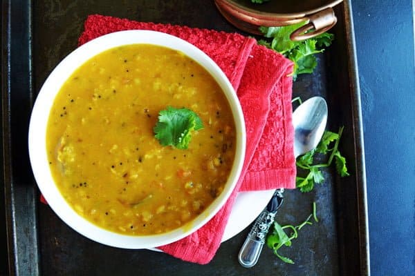 Tomato Pappu-Andhra style Lentils with Tomato