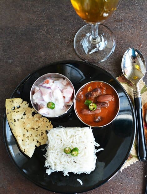 Rajma Masala-Rajma Chawal-Spiced Red Bean Gravy