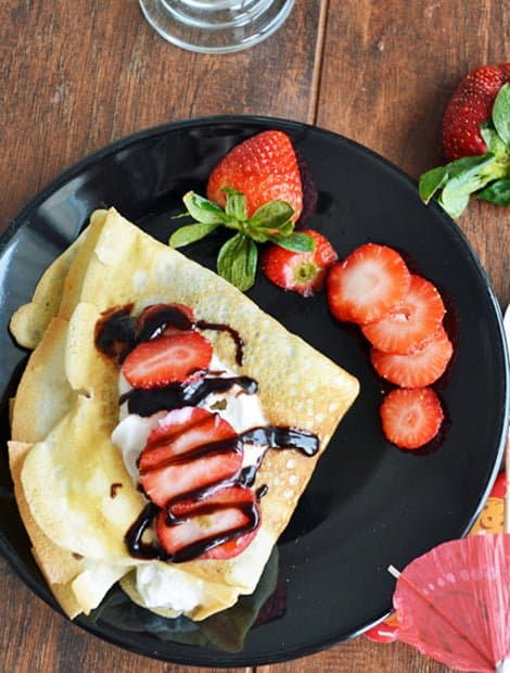 French Crepe Recipe with 5 simple steps