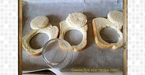 Baked Egg Bread Slices steps and procedures