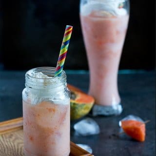 papaya milkshake/soothie reicpe