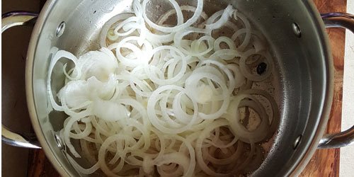 fry the onion