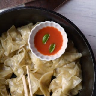 Pan fried wonton recipe yields soft, chewy and crispy at the bottom wontons. Very easier to make, perfect for any parties, gatherings and potlucks.