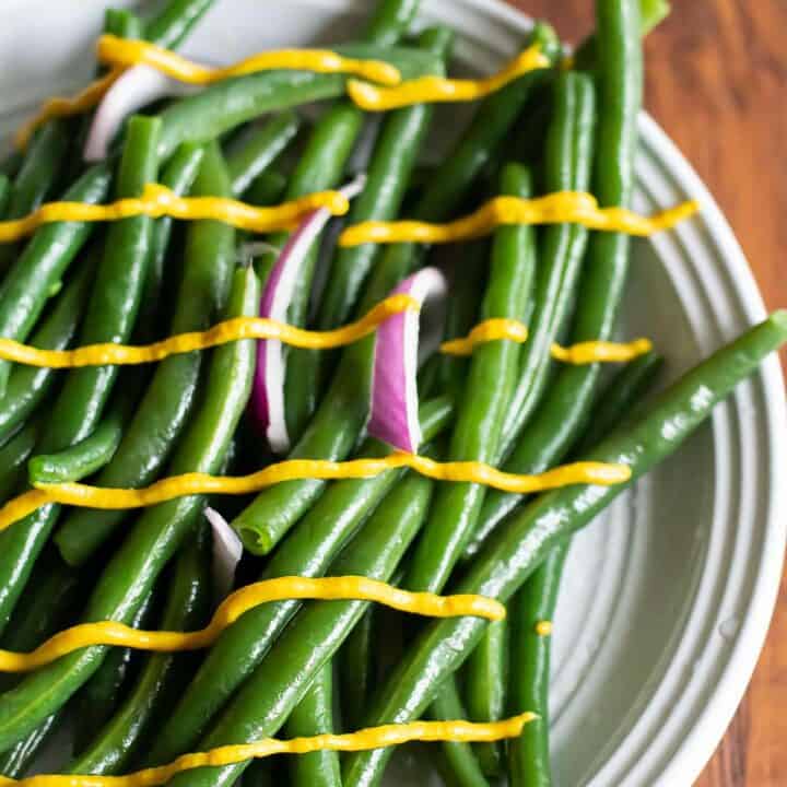Balsamic Green Bean served as a side dish