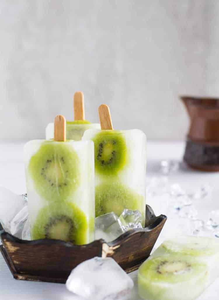 Kiwi Popsicle best summer treat.