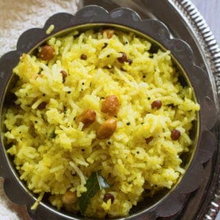 Easy Chitranna Rice Recipe - karnataka's popular dish