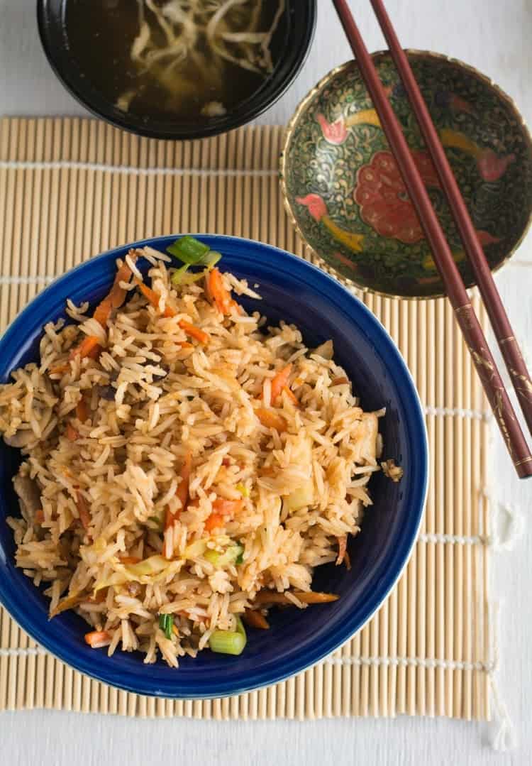 Schezwan fried rice is made with vegetables. Learn how to make this easily with few ingredients.