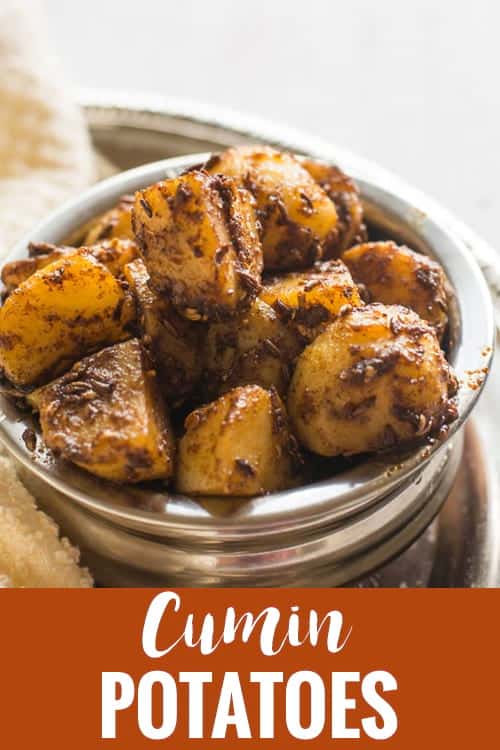 Cumin potatoes, an easy stir fry recipe. Make this dish in few minutes with step by step pictures. A popular street food in India generally made with baby potatoes and spices.