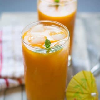 Best Mango Juice recipe homemade with fresh locally available fruits. Best to be served at any time during the day and the variation options are limitless.