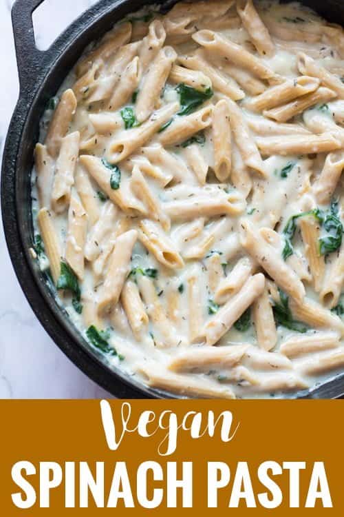 Vegan spinach pasta recipe, a one meal. Coconut milk is the main ingredient for the rich, creamy Alfredo sauce with garlic and spinach. Best comfort food for the families and for crowd.