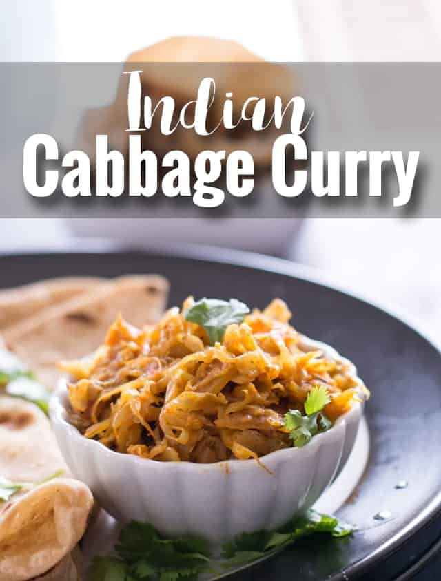 Indian cabbage curry recipe is a vegan and gluten free. Made with onion and tomato in Andhra style. Best to be served for roti or for chapathi. This stir fry recipe can also be made with potatoes and other veggies..