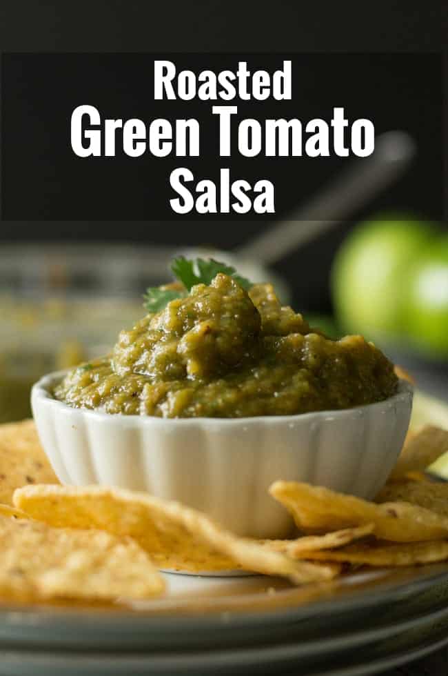 Healthy and flavorful, this roasted green tomato salsa is the delicious replica of our favorite Mexican restaurant's dish. 