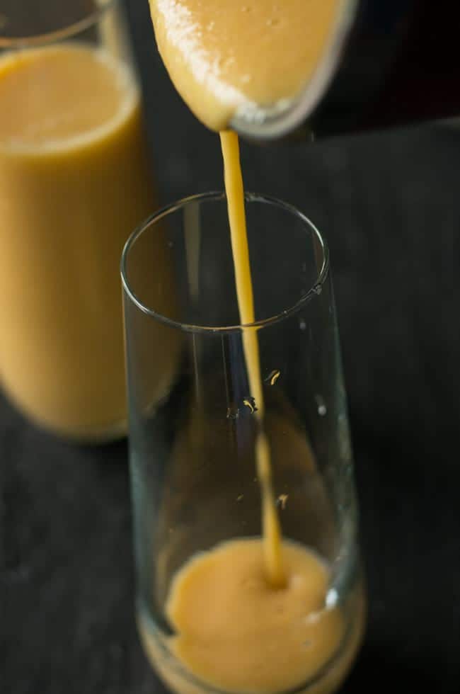 What is in this Persimmon smoothie, coconut milk, persimmon, ginger.