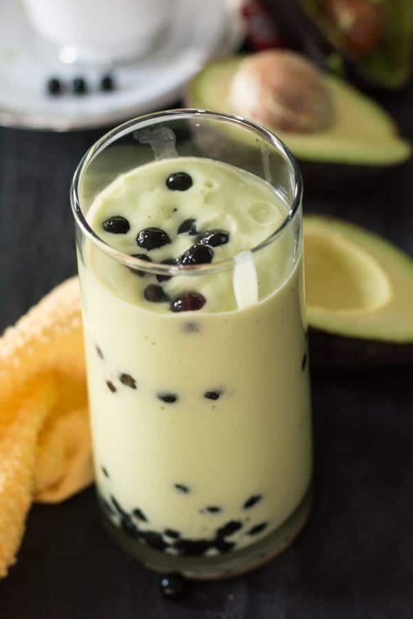 Avocado Bubble Tea Pepper Bowl