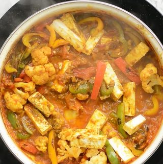 Vegetable jalfrezi recipe, Indian restaurant style Mixed vegetable curry