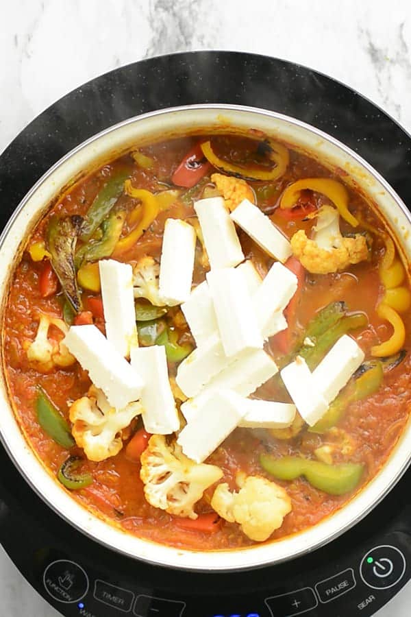 Jalfrezi is believed to be originated from Eastern India. And the word Jalfrezi refers to the spicy food. This dish is usually made with the leftover vegetables with the rich gravy. Can be made with any combination of veggie and one main protein-rich ingredient.