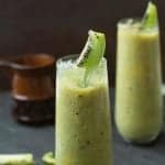 Kiwi Mango Smoothie, a healthy, filling drink perfect for breakfast or for mid day meal. This a creamy, tasty and easy to make.