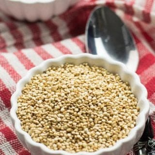 These popped quinoa are a crispy, crunchy perfect standalone snack or you can enjoy as topping for yogurt, cereal or salad.