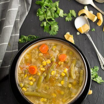 This Indian vegetable soup recipe is truly an inspirational dish, that stole your heart. A filling, healthy, delicious soup made in Indian style, with the right balances of hot and sour in a meaningful way.