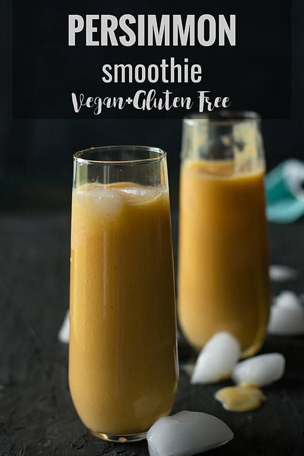 Ginger and coconut milk filled persimmon smoothie is the rich and healthy drink. Can transform into a satisfying breakfast or an excellent midday snack. This is a gluten free, dairy free, vegan refreshment suits for all ages.