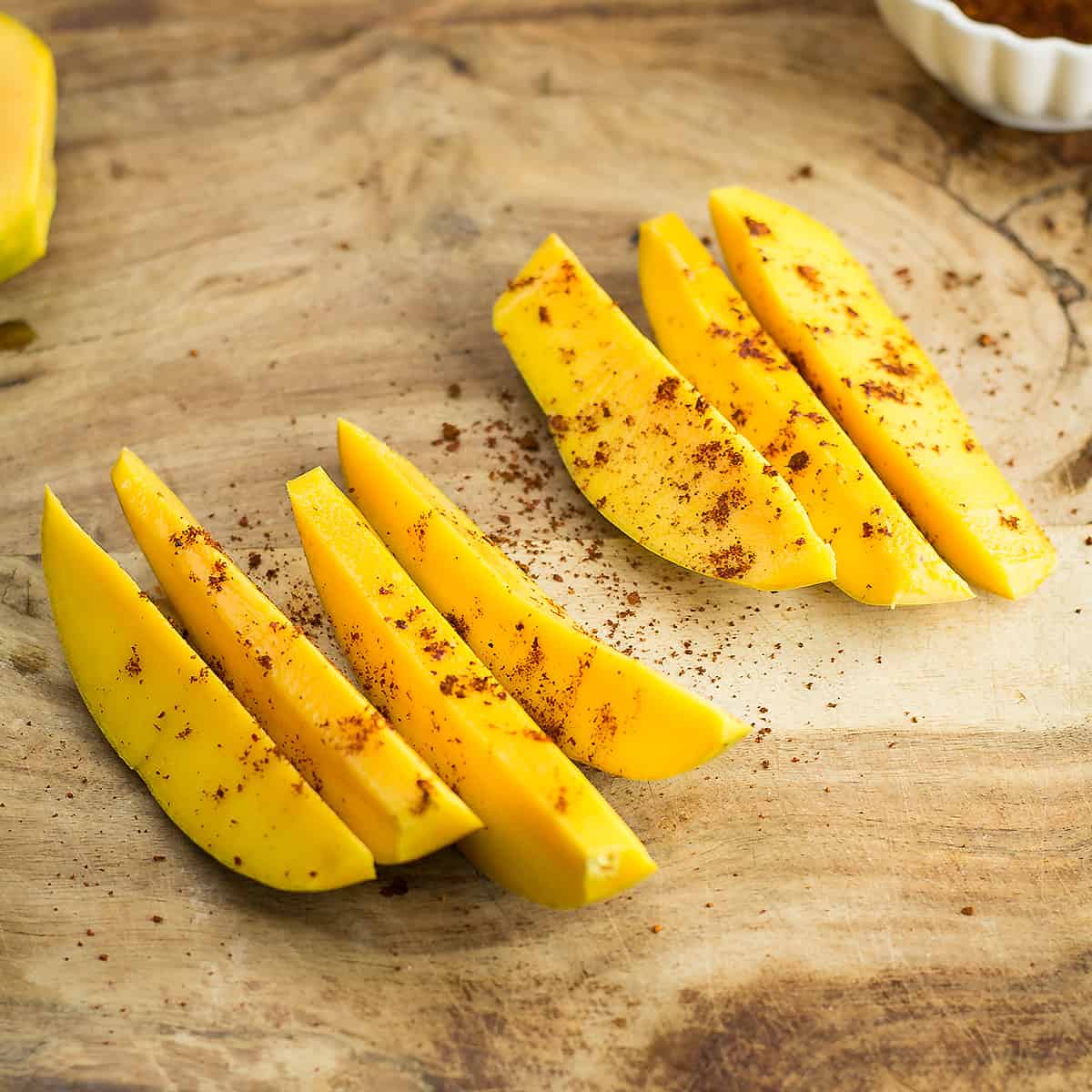 Mango with chili powder - Pepper Bowl