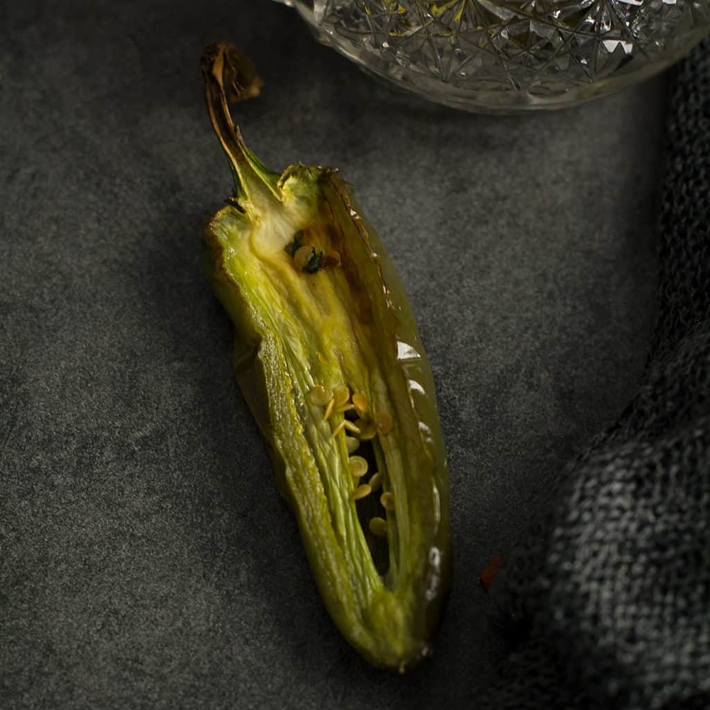 Roasted jalapeno in four waysPepper Bowl
