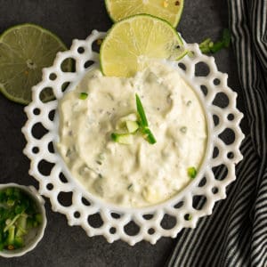 This spicy jalapeno aioli sauce is easy enough for a quick dressing and a fabulous dip for the barbeque nights. Made with simple pantry staple ingredients.