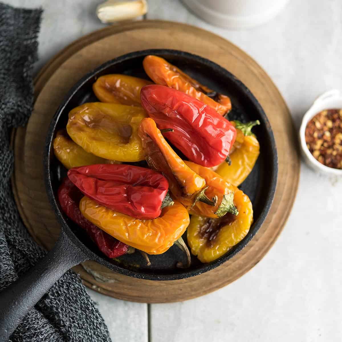 The roasted mini peppers recipe is simple and easy. Plus, it's a delicious effortless dish that's rightly tender and loved by everyone.