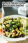 Black bean corn avocado salad recipe