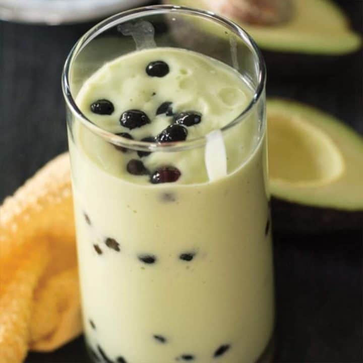 Avocado bubble tea