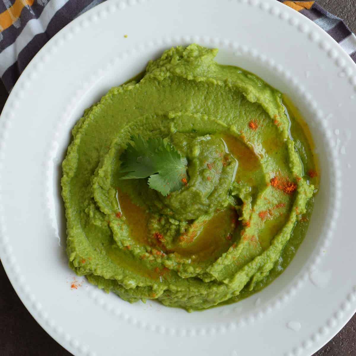 Cilantro Jalapeno Hummus