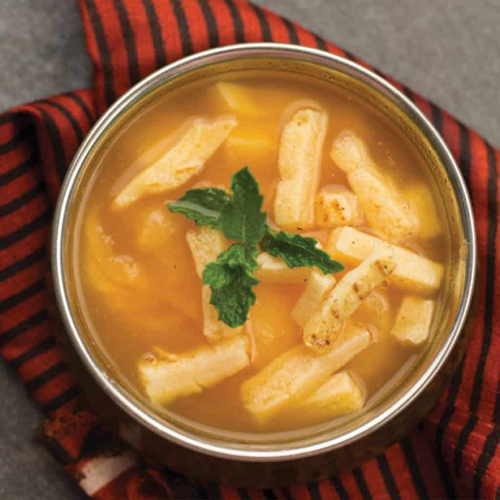 How to make tomato soup from Tomato paste Pepper Bowl