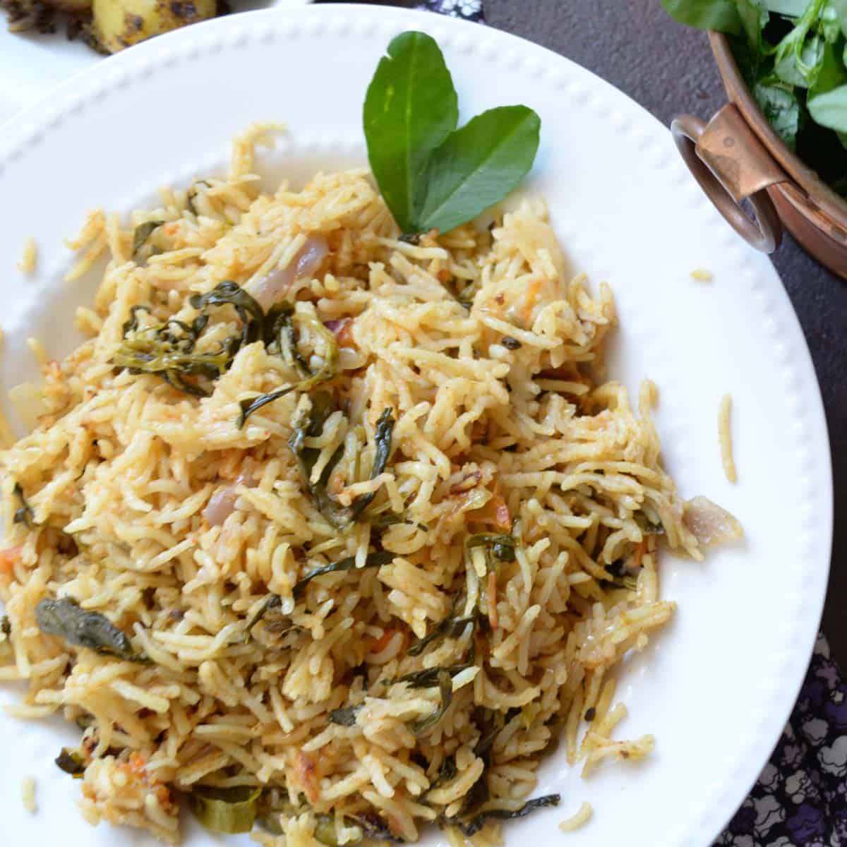 Methi Biryani