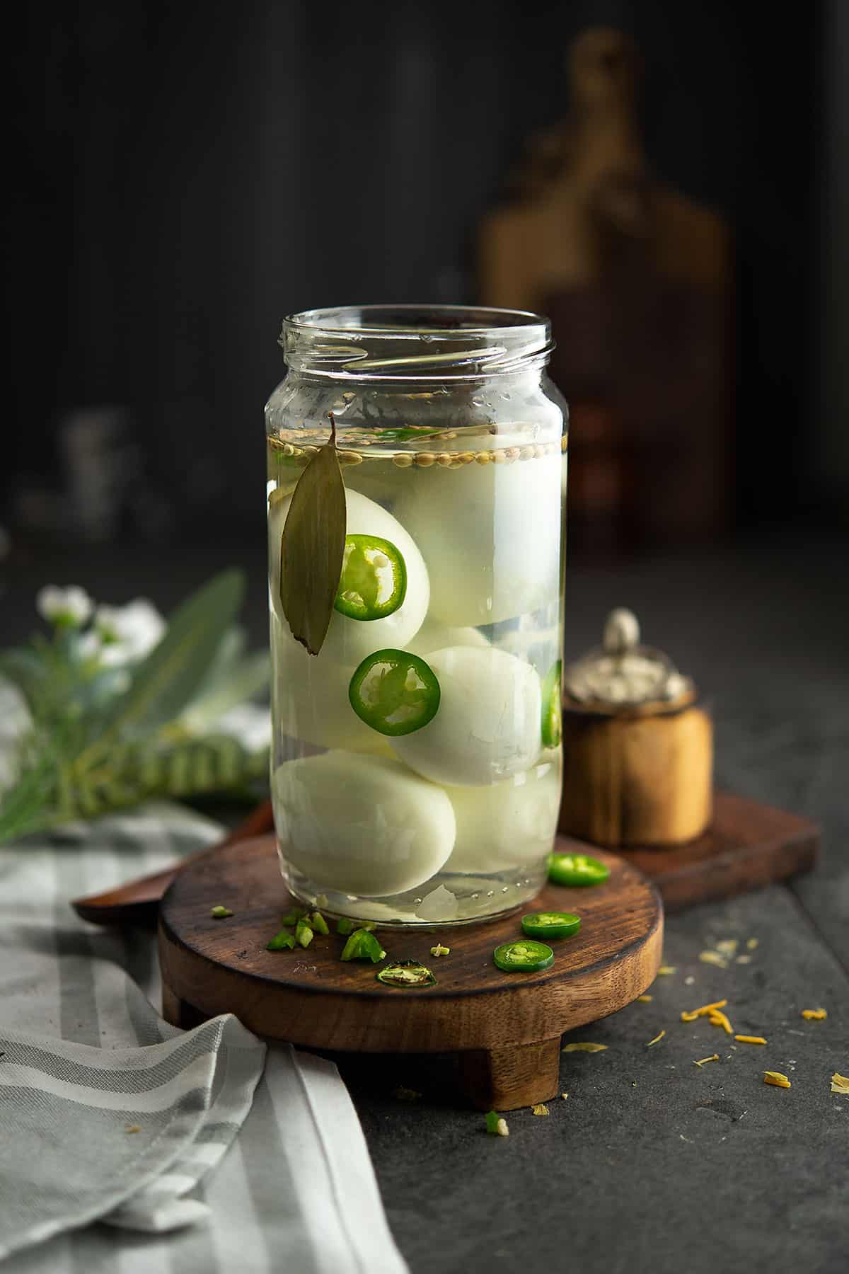 Jalapeno pickled Eggs