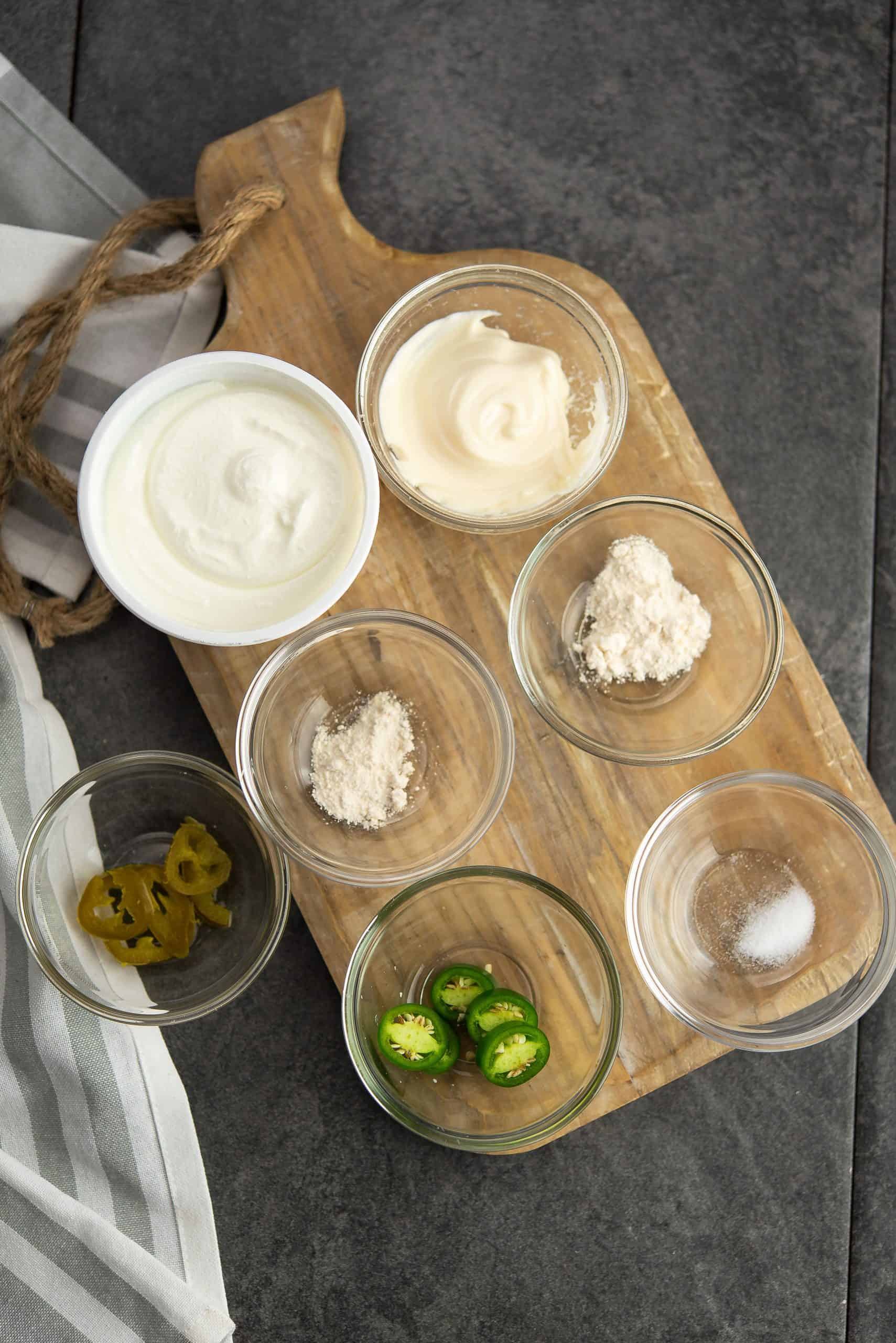Jalapeno sour cream dip Pepper Bowl